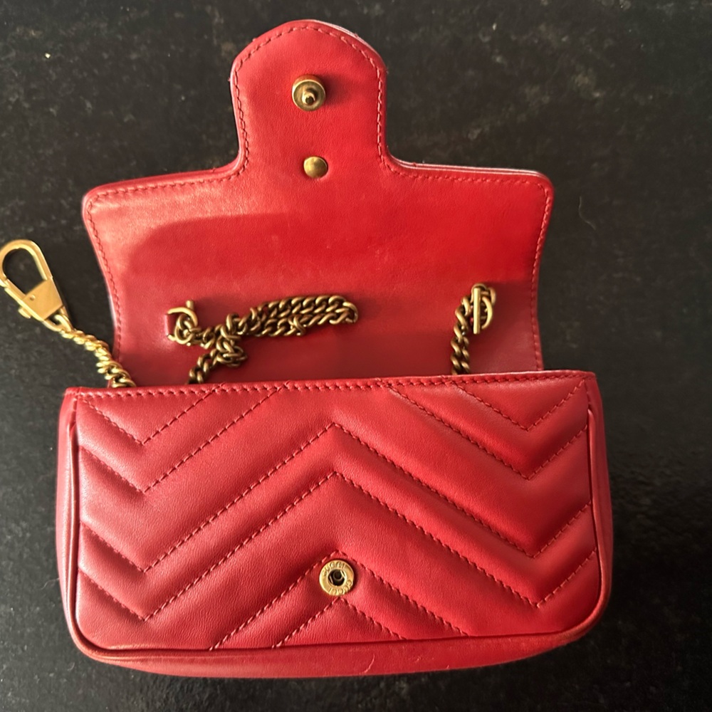 Gucci Red Crossbody Bag Mini - Picture 2 of 5
